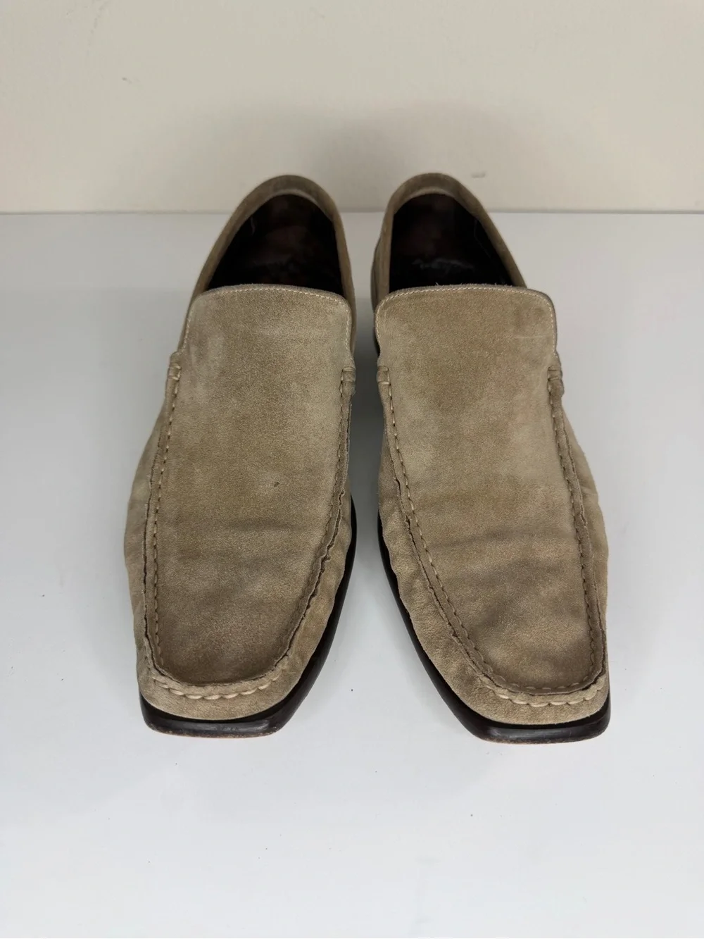 to boot New York Driving Loafers Casual Shoes Men Size 9 Brown Suede comfort